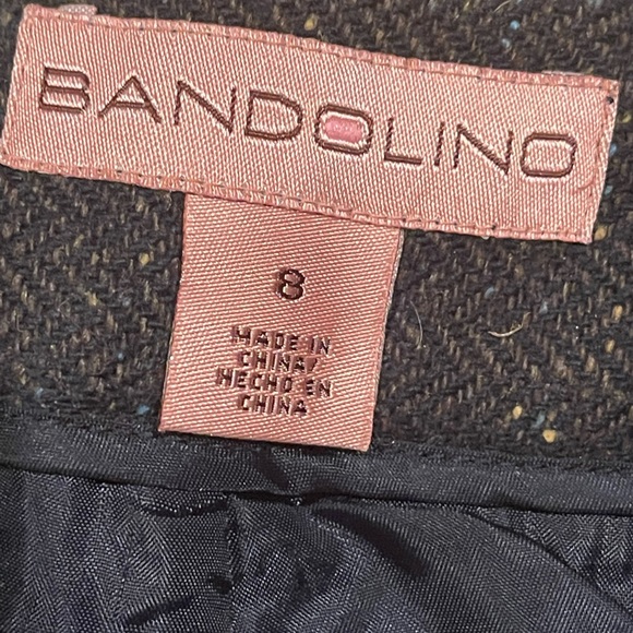 Bandolino Women’s Speckled Tweed Cropped Wide Leg Pants SZ 8 - Picture 2 of 13